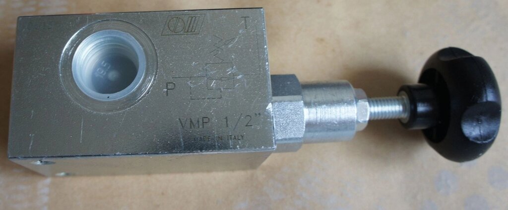 Клапан запобіжний трубного монтажу VMP 1/2&quot; 80-300 BAR - наявність