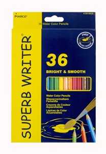Олівці кольорові акварельні Marco Superb Writer 36 кольорів 4120-36CB