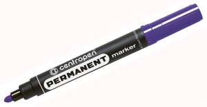 Маркер перманентний Centropen 8566 2,5 мм Фіолетовий