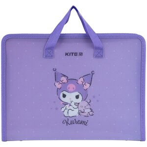 Папка-портфель з ручками на блискавці A4 Kite Kuromi HK24-202