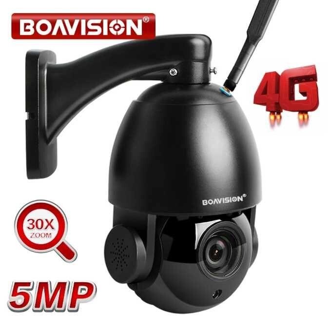 3\4G камера BOAVISION HX-4G56F 5MP 2К якість! 30X-оптик зум. Чорна від компанії ARTMOS - Інтернет магазин - фото 1