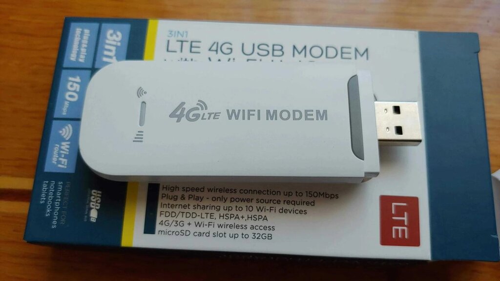 3G/4G LTE модем з Wi-Fi (WI-FI Роутер) від компанії ARTMOS - Інтернет магазин - фото 1