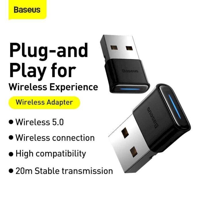 Адаптер Baseus Bluetooth 5.0 перехідник передавач usb блютуз ПК ноут від компанії ARTMOS - Інтернет магазин - фото 1