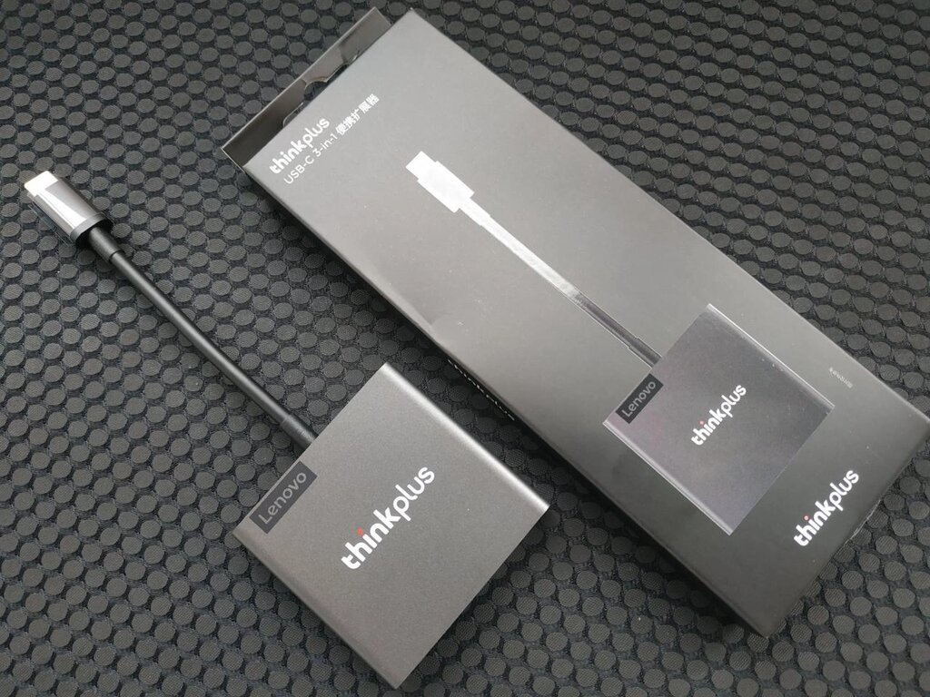 Адаптер Thinkplus Type C, 3 в 1 VGA, HDMI і USB 3. (Новий) від компанії ARTMOS - Інтернет магазин - фото 1