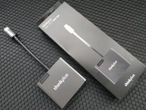 Адаптер Thinkplus Type C, 3 в 1 VGA, HDMI і USB 3. (Новий)