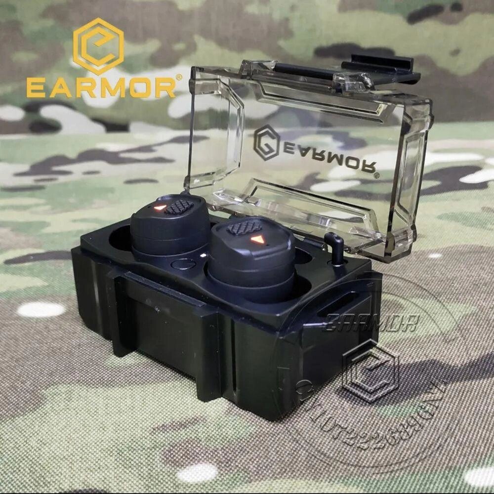 Активні тактичні беруші EARMOR M20T Wireless із функцією Bluetooth 5.3 від компанії ARTMOS - Інтернет магазин - фото 1