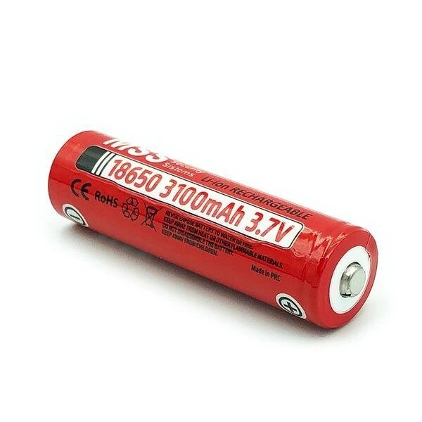 Акумулятор Li-Ion 18650 MSS 3100mAh (3.7v) (1шт.) від компанії ARTMOS - Інтернет магазин - фото 1