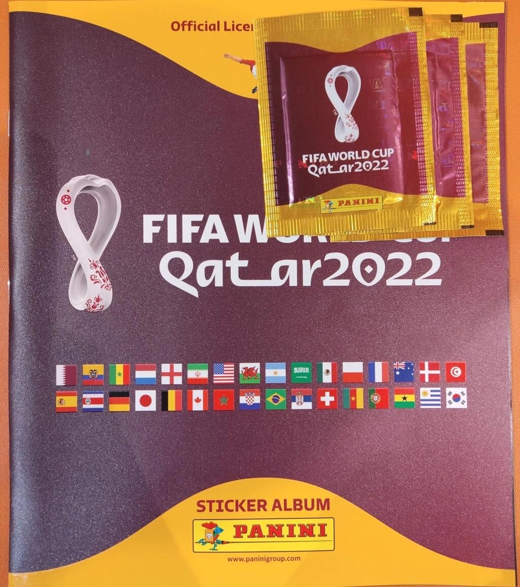 Альбом для наклейок Panini FIFA world cup 2022, фіфа, Панін, наклейки від компанії ARTMOS - Інтернет магазин - фото 1