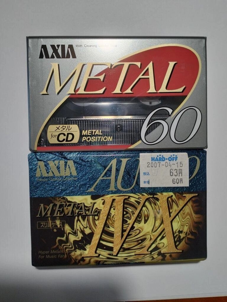 Аудіокасети AXIA METAL 60 Japan market від компанії ARTMOS - Інтернет магазин - фото 1