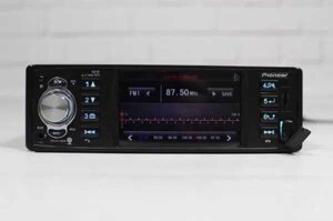 Автомагнітола Pioneer з екраном 4.1”блютуз (магнітола Піонер)+пульт