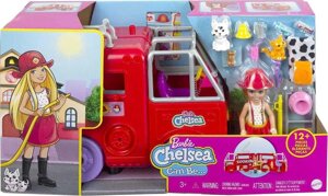Барбі лялька Челсі і пожежна машина Barbie Chelsea Fire Truck Vehicle