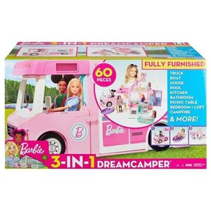 Barbie 3-in-1 DreamCamper Барбі Кемпер 3-в-1. Трейлер, будинок на колесах