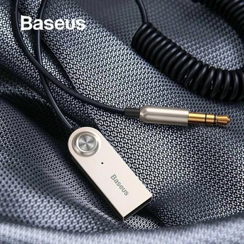 Baseus Блютуз 5.0 адаптер AUX USB з мікрофоном для авто Гарантія! від компанії ARTMOS - Інтернет магазин - фото 1