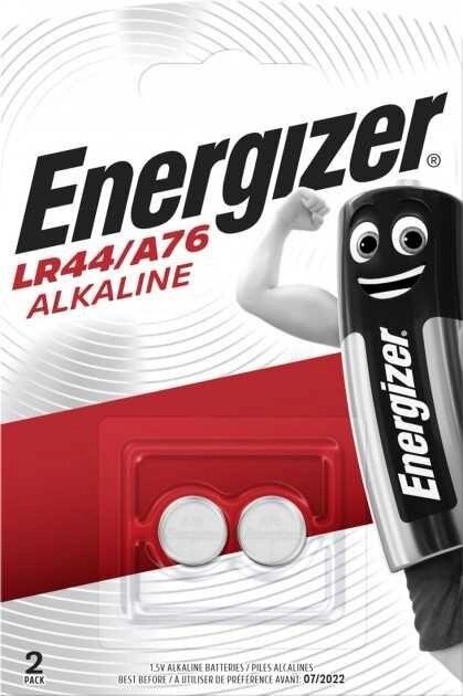 Батарейки LR44 Energizer LR44/A76_ уп. 20 шт.(A76, G13, AG13) від компанії ARTMOS - Інтернет магазин - фото 1