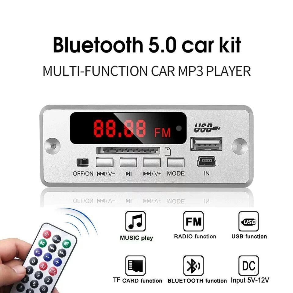 Бездротовий Bluetooth5.0 MP3 декодер. вбудований модуль FM, USB, TF від компанії ARTMOS - Інтернет магазин - фото 1