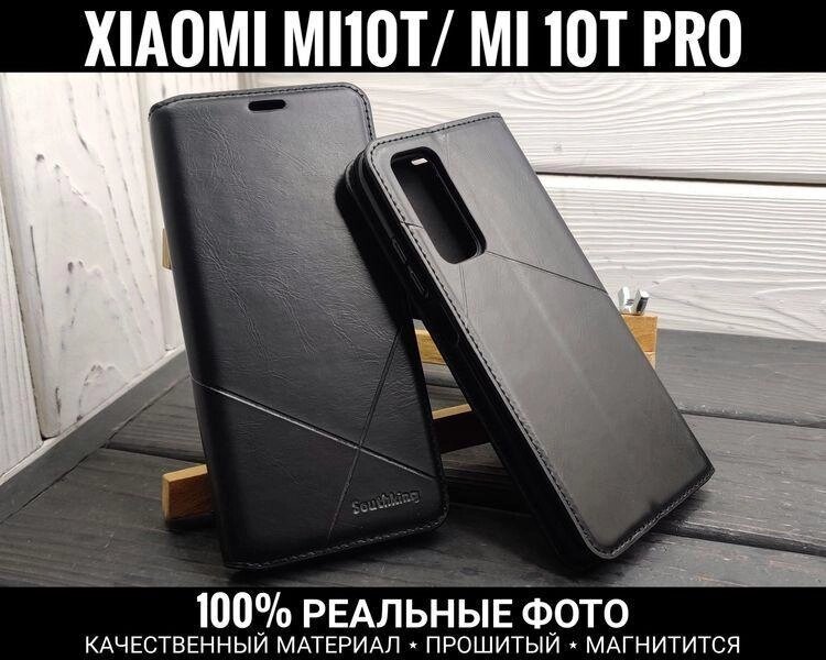 Чохол книжка Southking-9T на Xiaomi Mi10T Pro Прошиті краї від компанії ARTMOS - Інтернет магазин - фото 1