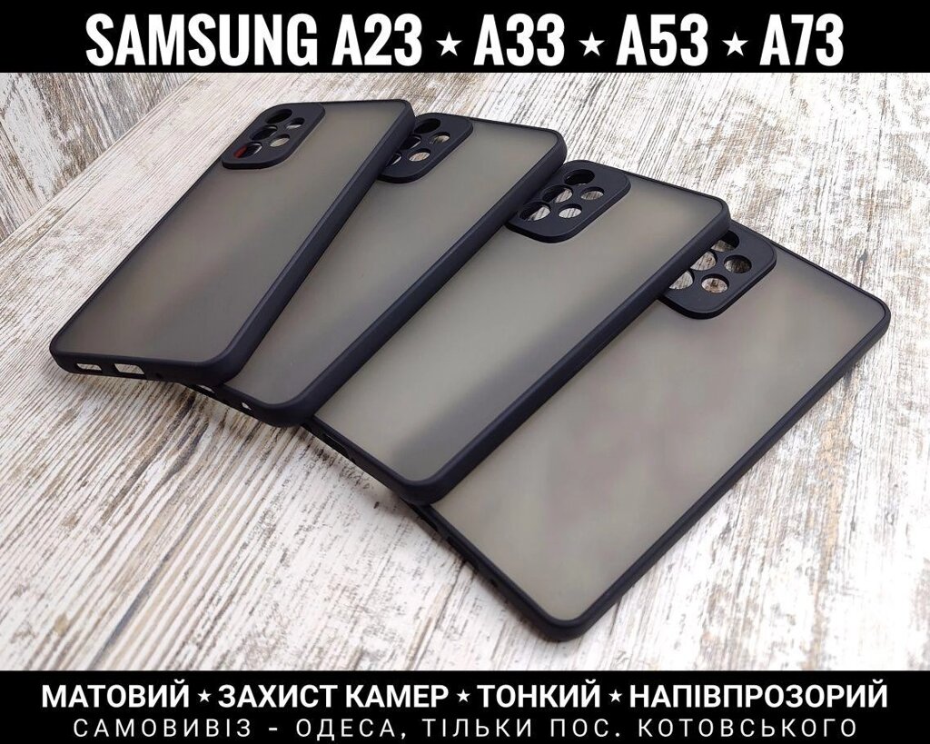 Чохол матовий Matt Case на Samsung. Захист камер від компанії ARTMOS - Інтернет магазин - фото 1