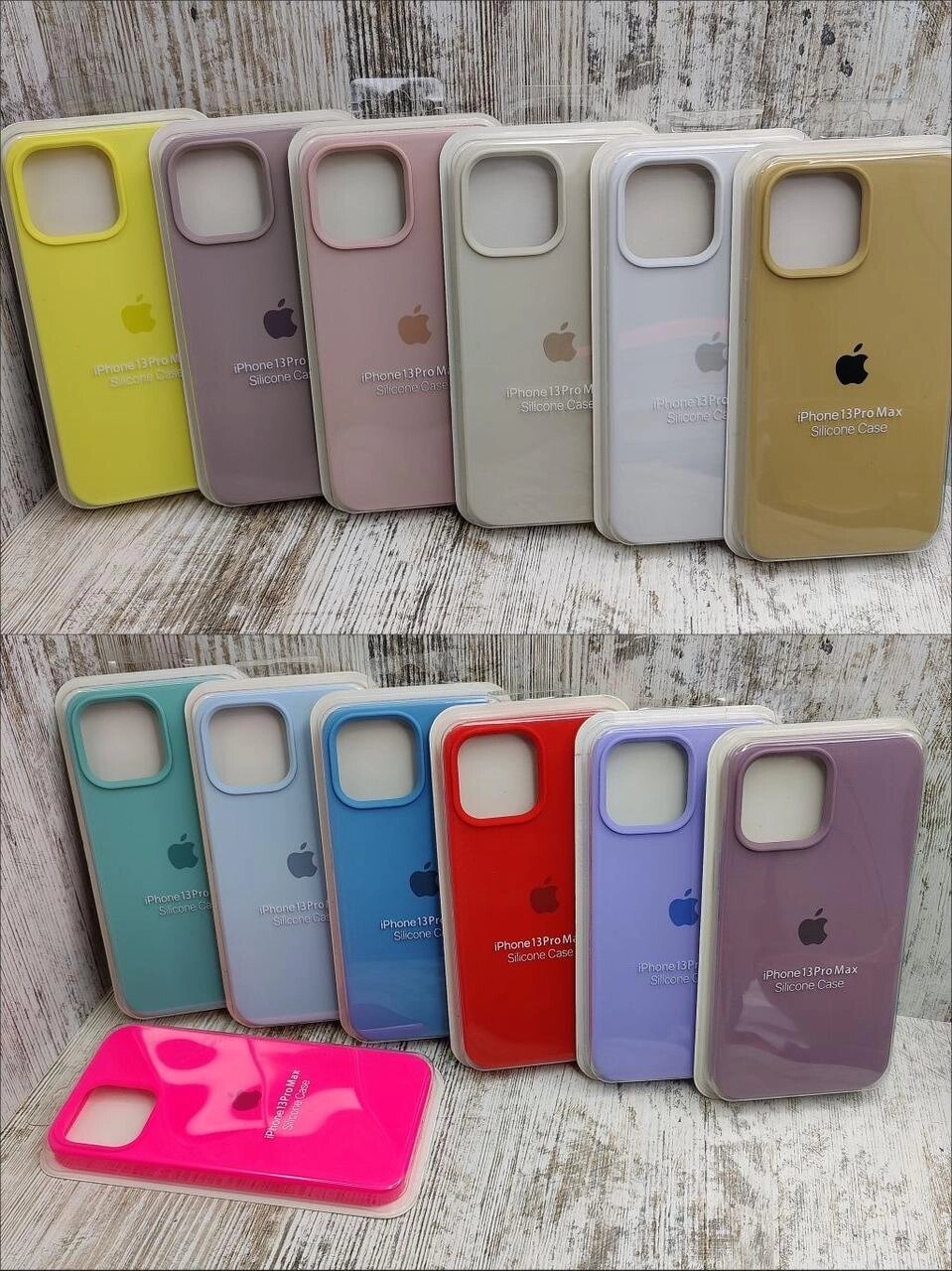 Чохол Silicone Case Full на iPhone 13 Pro Max Софттач. Мікрофібра від компанії ARTMOS - Інтернет магазин - фото 1