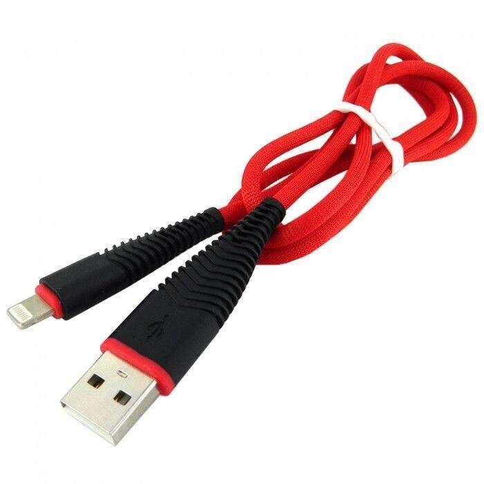 Дата кабель Walker C550 Apple Lightning to USB 1 м Red від компанії ARTMOS - Інтернет магазин - фото 1