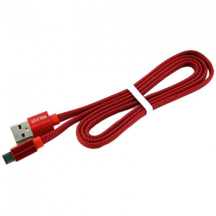 Дата кабель Walker C755 micro USB to USB 1 м Red від компанії ARTMOS - Інтернет магазин - фото 1