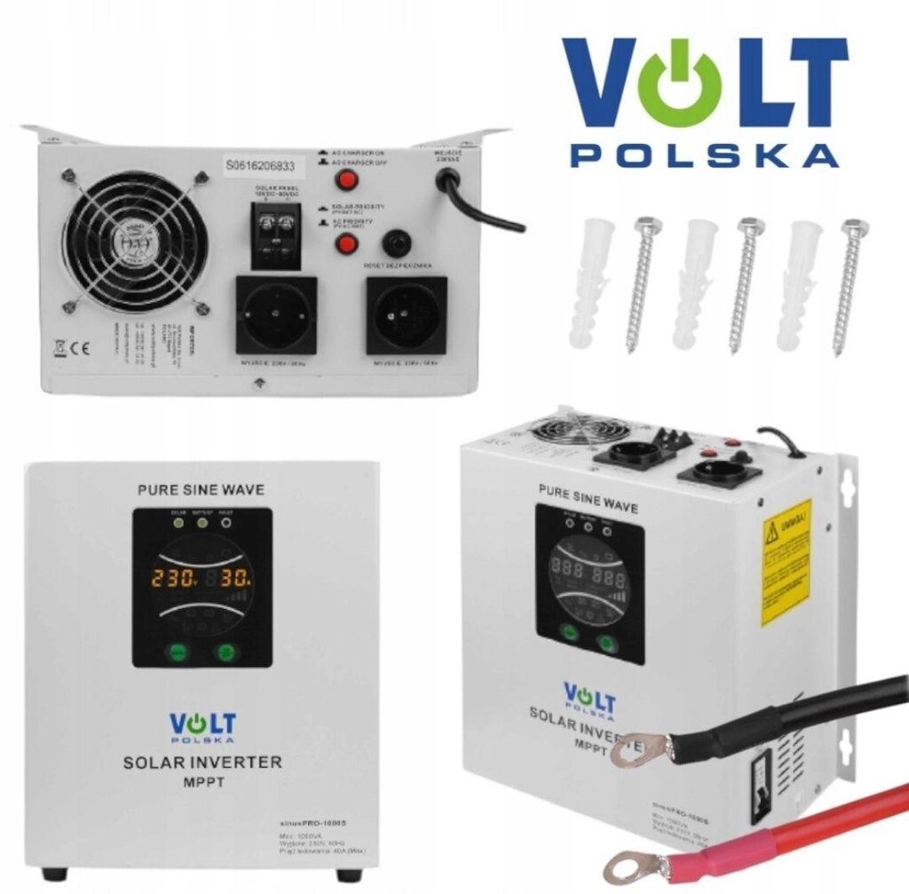 ДБЖ Безперебійник перетворювач чистий синус Volt Polska 1000W Solar від компанії ARTMOS - Інтернет магазин - фото 1