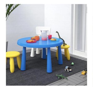 Дитяча таблиця Ikea 85 см, таблиця Ikea, синій стіл Ikea, Маммут
