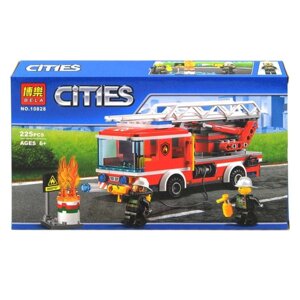 Дитячий конструктор Cities Пожежна машина 225 деталей