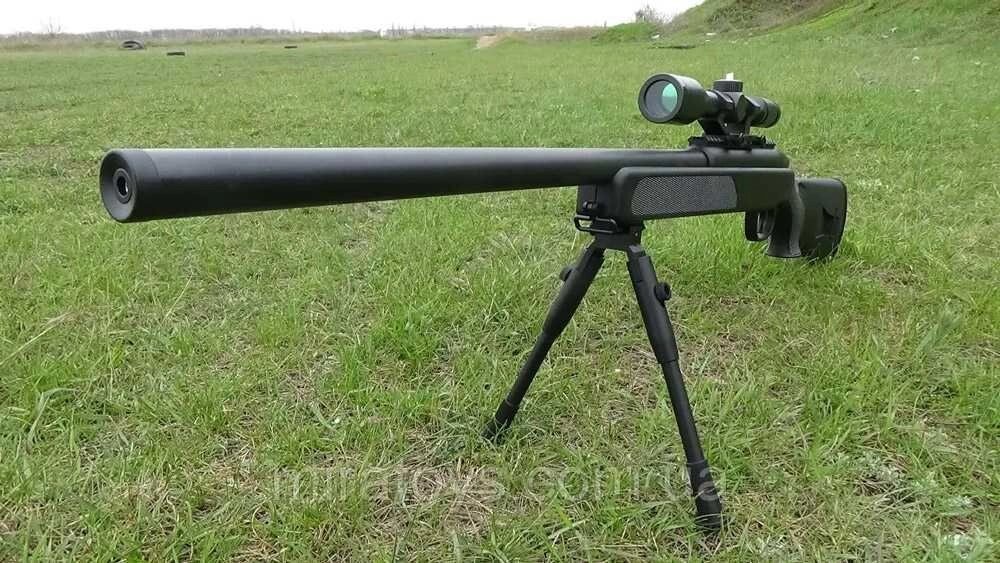 Дитяча снайперська гвинтівка CYMA ZM 51 SSG69 c коліматорним прицілом від компанії ARTMOS - Інтернет магазин - фото 1