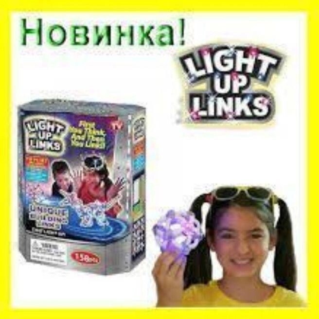 Дитячий конструктор Light Up Links 158 деталей, що світиться від компанії ARTMOS - Інтернет магазин - фото 1