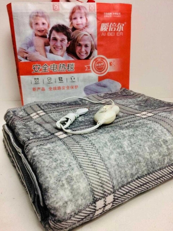 Електропростирадло Electric Blanket з підігрівом електричне 150*180см від компанії ARTMOS - Інтернет магазин - фото 1