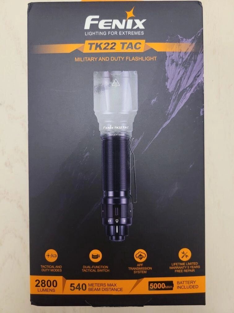 Fenix TK22 TAC, 2800 lumens, тактичний ліхтар від компанії ARTMOS - Інтернет магазин - фото 1