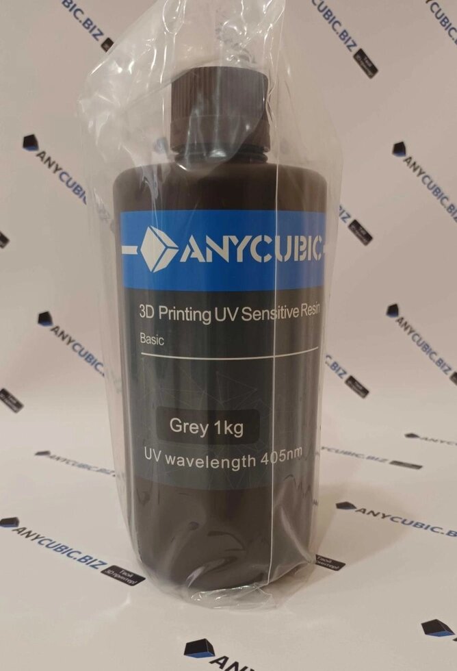 Фотополімерна смола Anycubic 405nm UV resin 1кг GREY Є Постійно від компанії ARTMOS - Інтернет магазин - фото 1