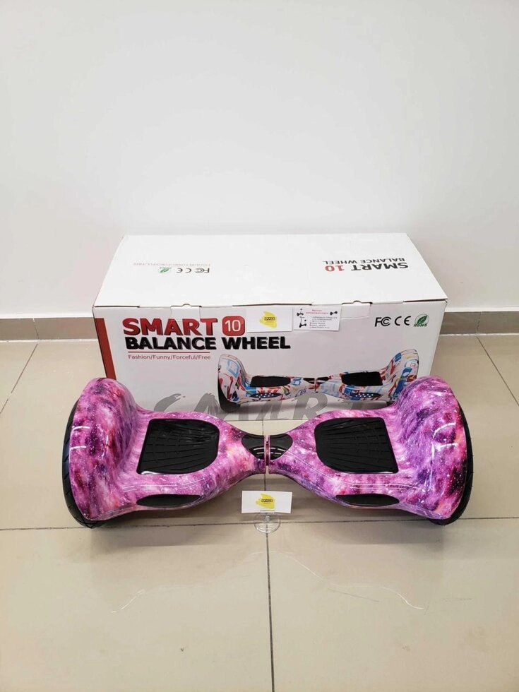 Гіроборд 10 дюймів Smart Balance Wheel Рожевий космос від компанії ARTMOS - Інтернет магазин - фото 1