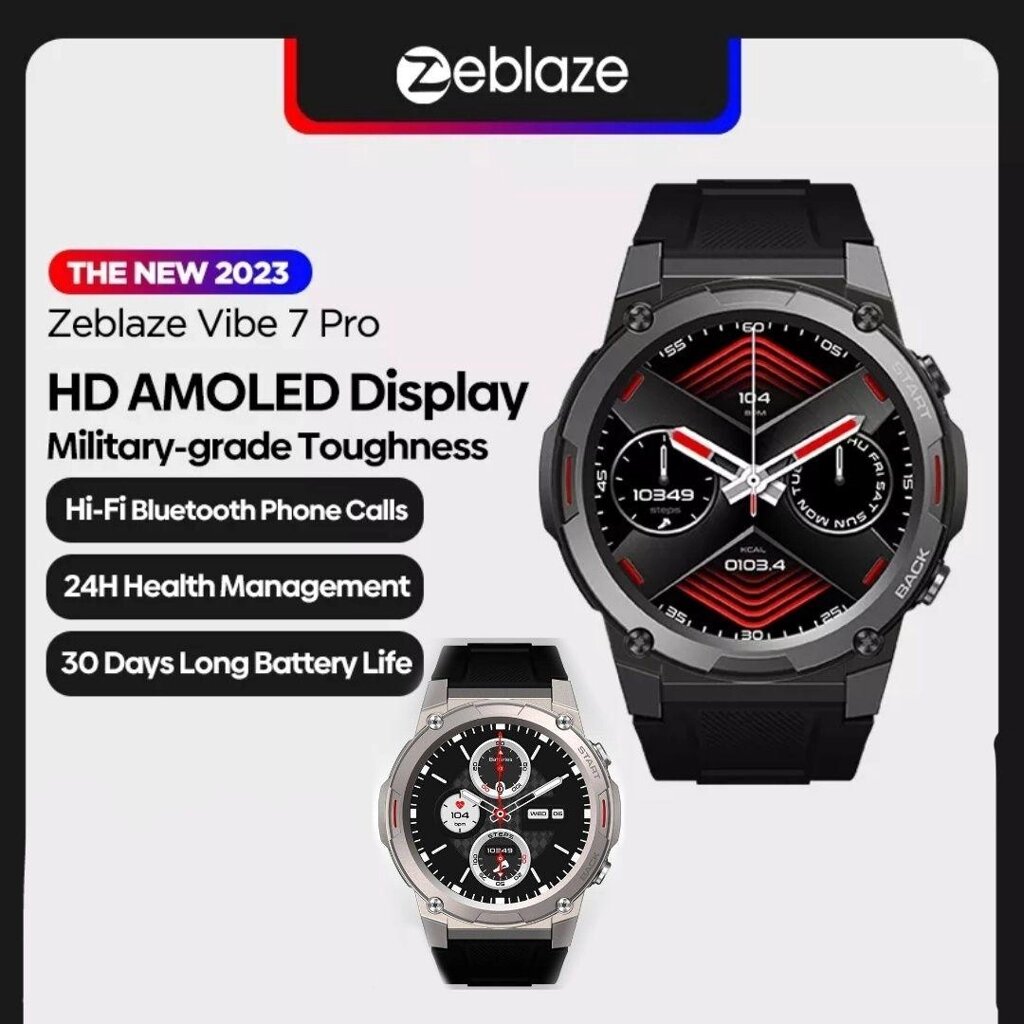 Годинники Zeblaze Vibe 7 Pro smart годінник смарт браслет band watch xiaomi від компанії ARTMOS - Інтернет магазин - фото 1