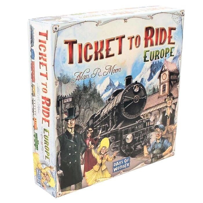 Гра Квиток на поїзд Європа, Ticket to Ride Europe оригінал, нова від компанії ARTMOS - Інтернет магазин - фото 1