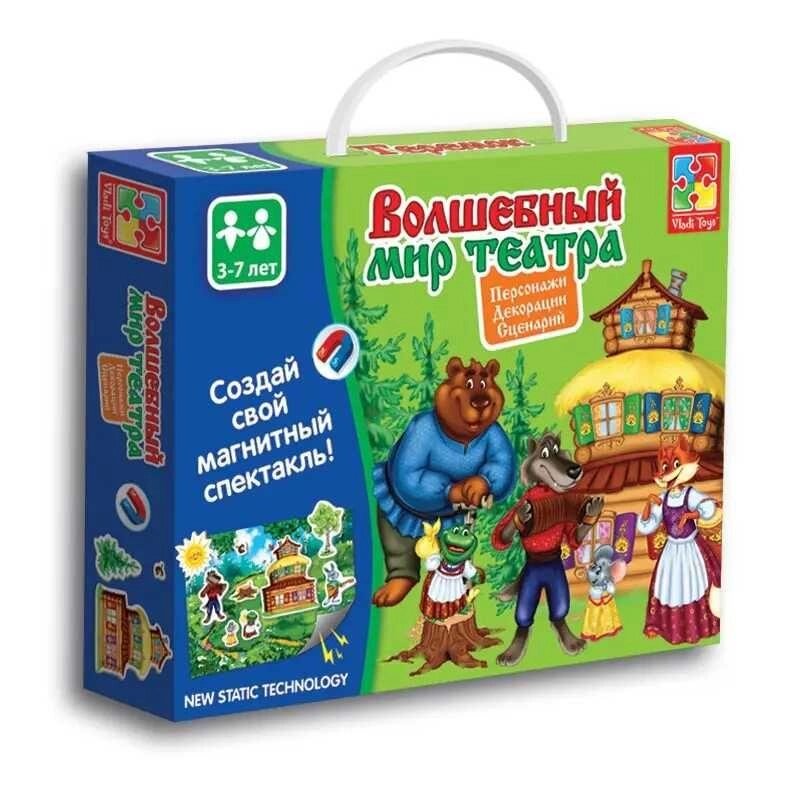 Гра Vladi Toys Чарівний світ театру Теремок (Рус) (VT3207-03) від компанії ARTMOS - Інтернет магазин - фото 1