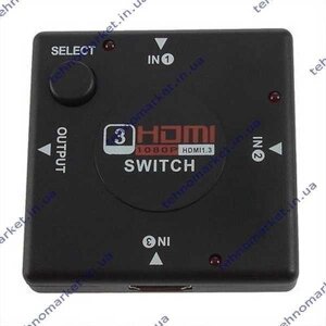 HDMI SWITCH 3х1 спліттер 3 порту перемикач комутатор світч 3 в 1