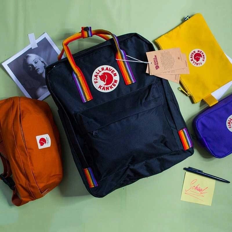 Хіт продажів. Повсякденний рюкзак Fjällräven Kånken Rainbow. від компанії ARTMOS - Інтернет магазин - фото 1