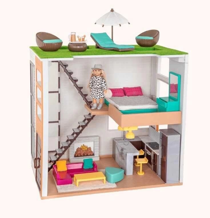 Ігровий набір Будинок Лорі з меблями і лялькою Lori dollhouse playset від компанії ARTMOS - Інтернет магазин - фото 1