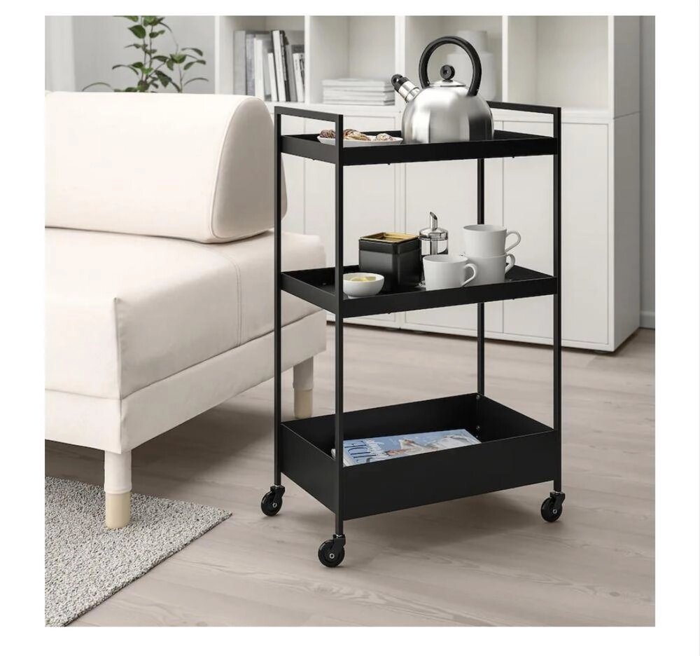 Ikea Black Trolley, Nissaforms Squill на колесах Ikea від компанії ARTMOS - Інтернет магазин - фото 1