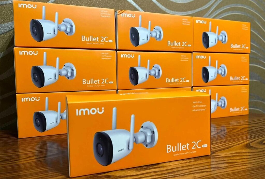 IP-камера 4мп з WI-FI Imou Bullet 2C (IPC-F42P) — АКЦІЯ від компанії ARTMOS - Інтернет магазин - фото 1