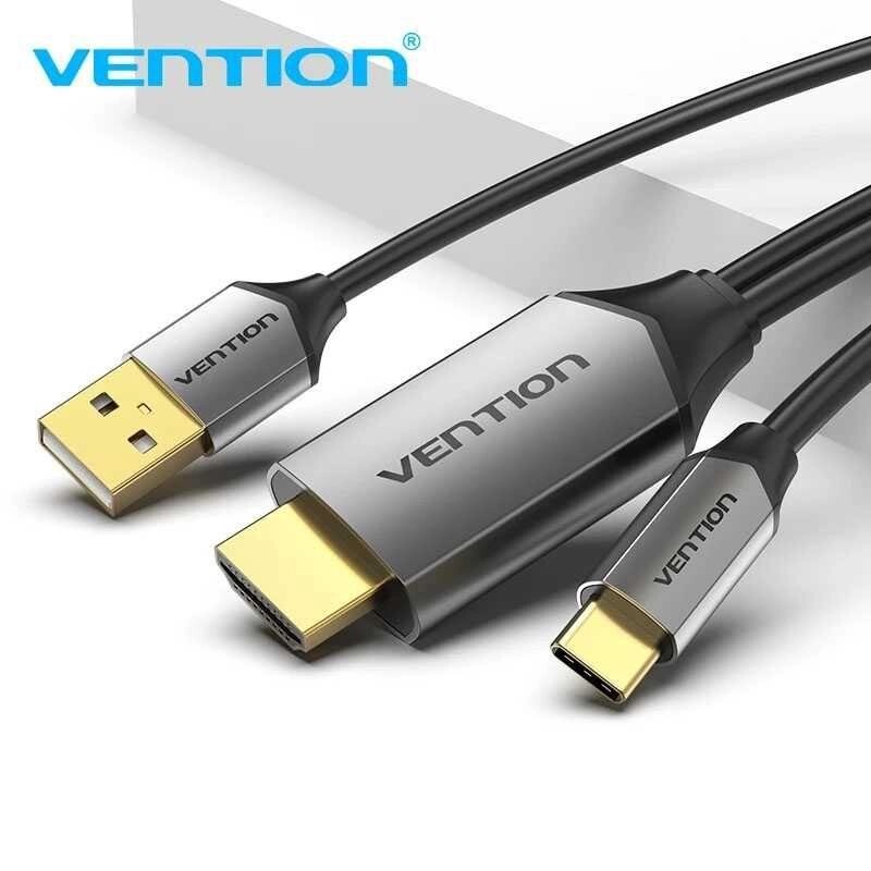 Кабель Type C HDMI з харчуванням 4K/60Hz USB 3.1 Thunderbolt 3/4 Vention від компанії ARTMOS - Інтернет магазин - фото 1