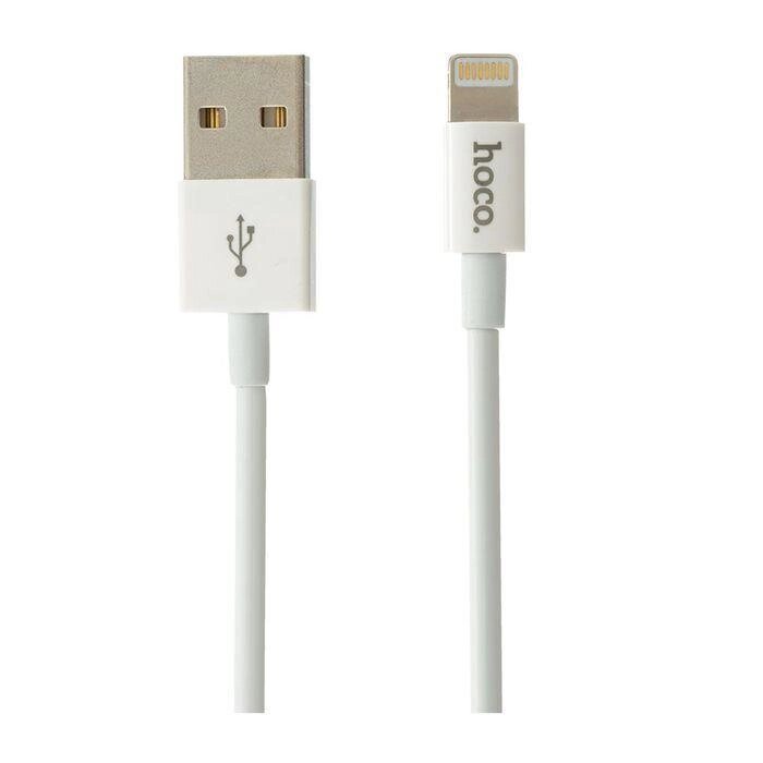 Кабель USB Hoco X23 Skilled USB Lightning 1м Білий від компанії ARTMOS - Інтернет магазин - фото 1