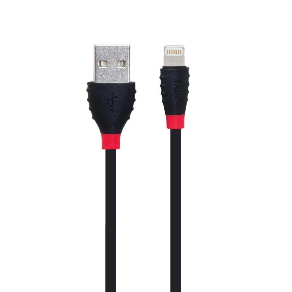 Кабель USB Hoco X27 Excellent USB Lightning 1,2 м Чорний від компанії ARTMOS - Інтернет магазин - фото 1