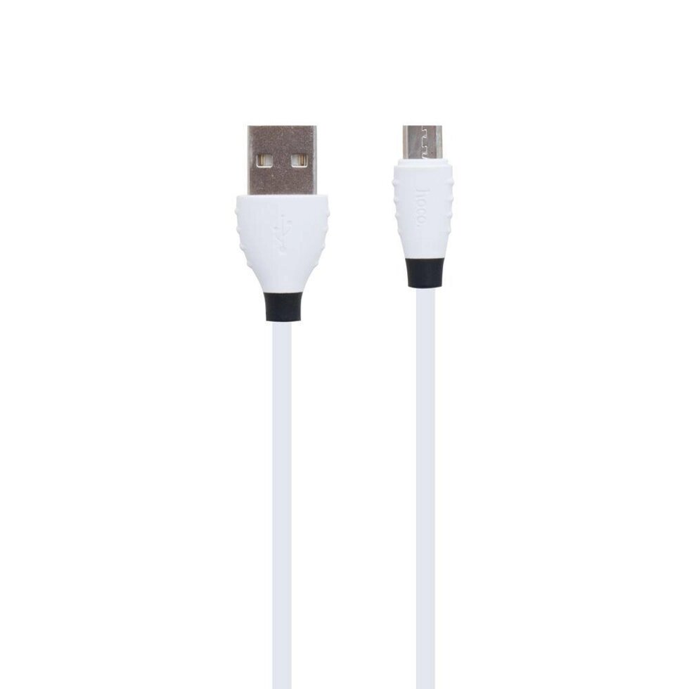 Кабель USB Hoco X27 Excellent USB Micro USB Білий від компанії ARTMOS - Інтернет магазин - фото 1