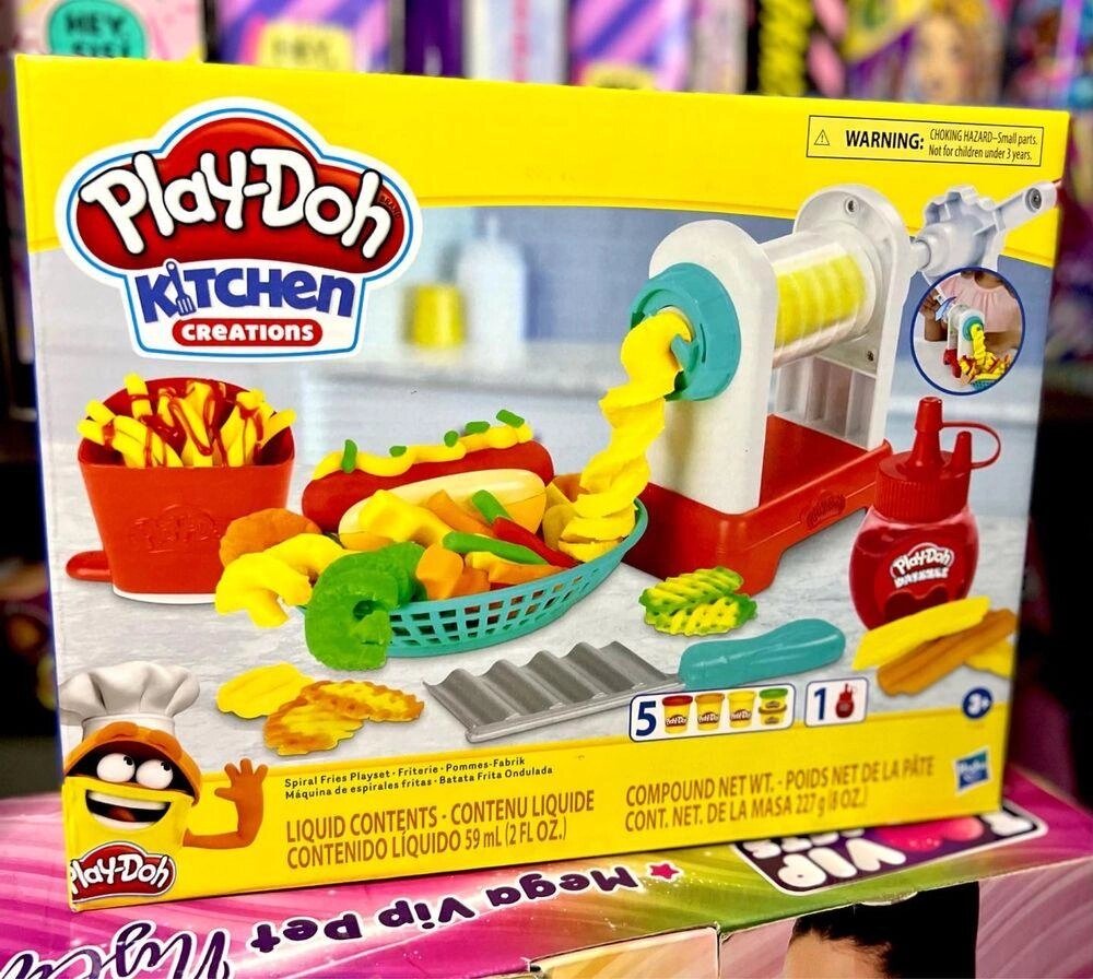 Картопля фрі м'ясорубка набір плей до play doh від компанії ARTMOS - Інтернет магазин - фото 1