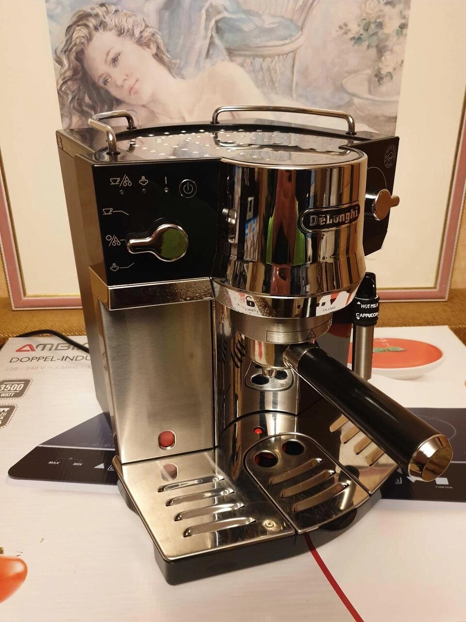 Кавомашина кавоварка ріжкова DeLonghi EC 820 B (стік з Німеччини) від компанії ARTMOS - Інтернет магазин - фото 1