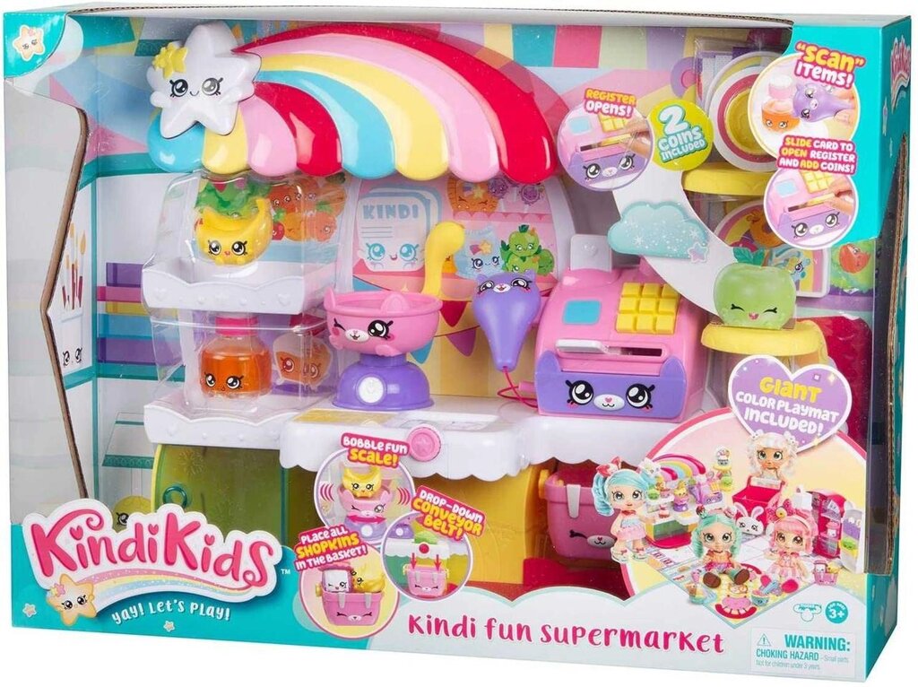 Кінді Кідс Супермаркет каса Kindi Kids Kitty Petkin Supermarket від компанії ARTMOS - Інтернет магазин - фото 1