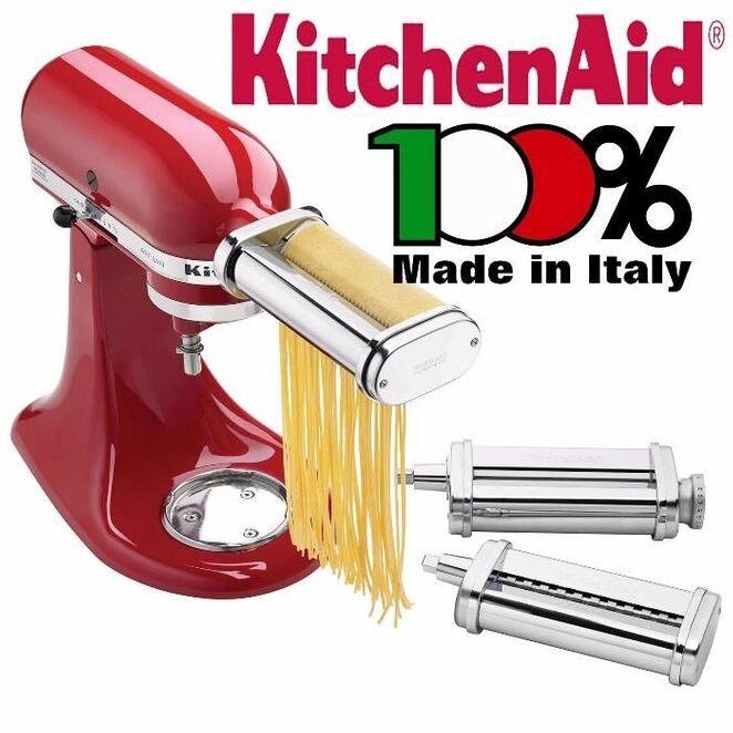 KitchenAid 5KSMPRA тестораскатка та ножі роликові фетучині спагетті від компанії ARTMOS - Інтернет магазин - фото 1