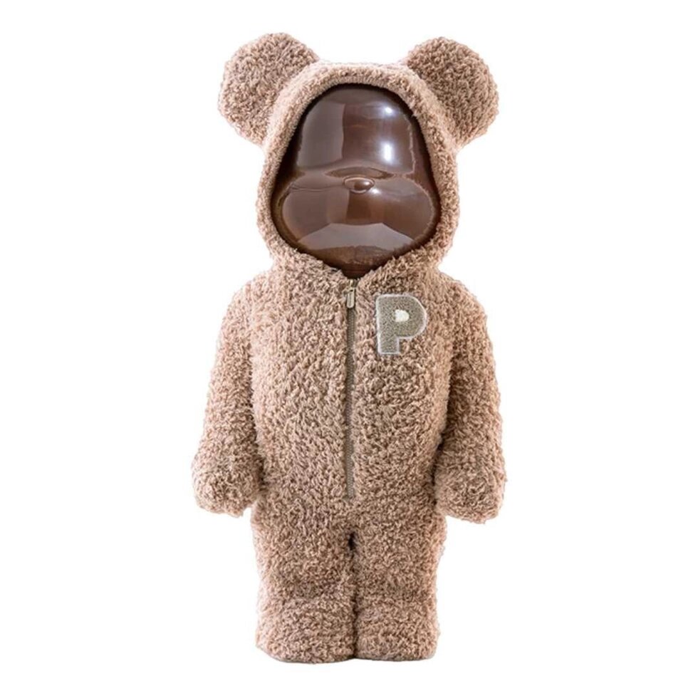 Колекційна фігурка Bearbrick x Gelato Pique Pajamas Brown 400% від компанії ARTMOS - Інтернет магазин - фото 1